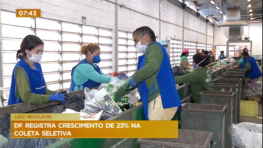 Vídeo: Serviço de coleta seletiva aumenta 23% no Distrito Federal