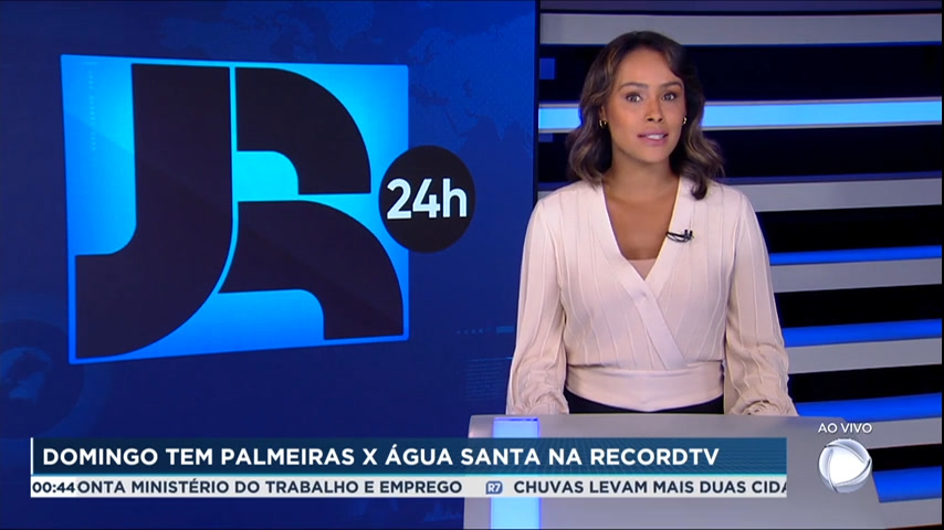 Vídeo: Palmeiras e Água Santa disputam a grande decisão do Campeonato Paulista na tela da Record TV