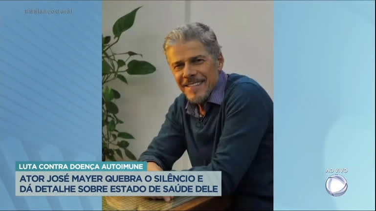 Vídeo: José Mayer fala sobre seu estado de saúde após internação