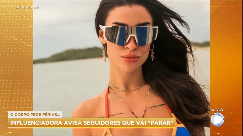 Vídeo: Bianca Andrade anuncia pausa para cuidar de sua saúde