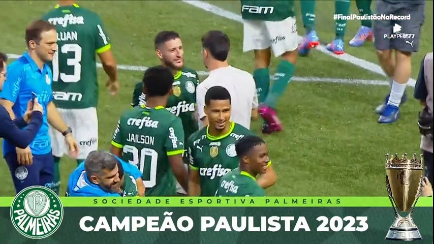 Vídeo: Paulistão 2023 : Palmeiras vence o Água Santa e conquista o título; veja a partida na íntegra!