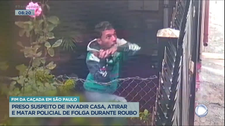 Vídeo: Suspeito de matar policial durante assalto é preso em São Paulo