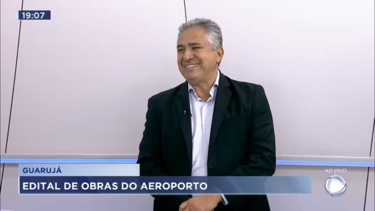 Vídeo: Prefeito de Guarujá participa do SP Record