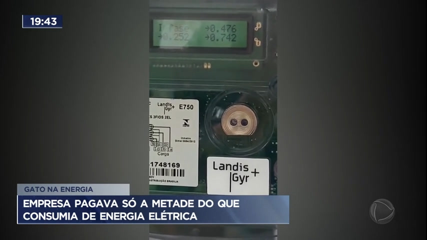 Vídeo: Empresa aplica golpe e paga apenas metade da energia elétrica