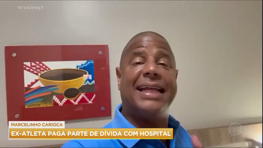 Vídeo: Ex-jogador Marcelinho Carioca paga R$ 14 mil de dívida com hospital de SP