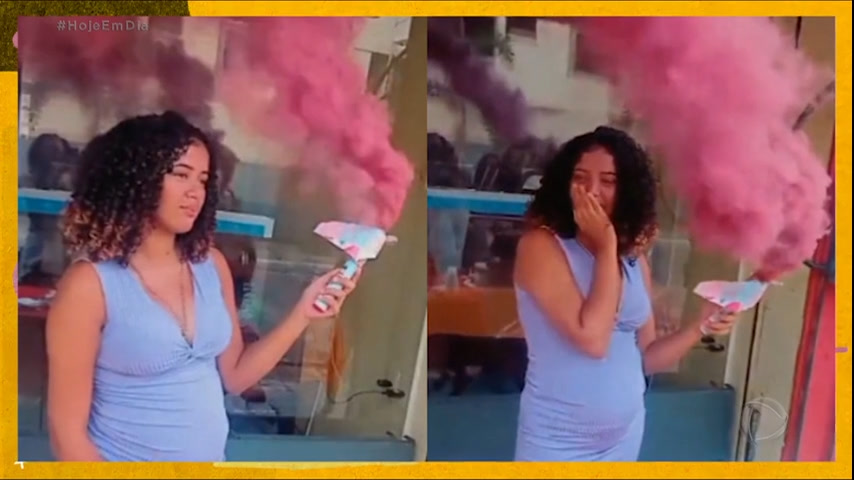 Vídeo: Susto ou decepção? Reação de mãe ao saber sexo do bebê viraliza nas redes