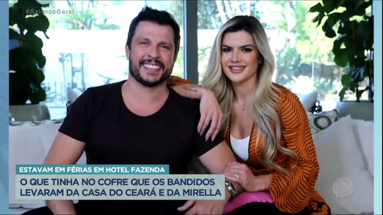 Vídeo: Mirella Santos e humorista Ceará têm casa invadida em SP