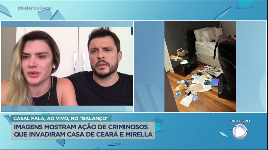 Vídeo: Wellington Ceará e Mirella Santos falam com A Hora da Venenosa sobre invasão à casa deles