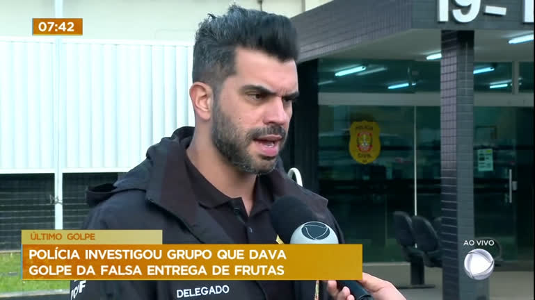 Vídeo: Polícia investiga grupo que aplicava golpe da falsa entrega de frutas