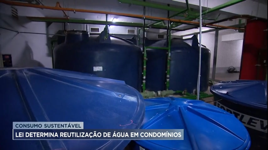 Vídeo: Lei determina reutilização de água em condomínios