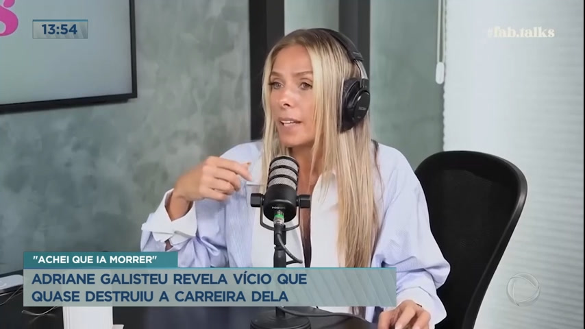 Vídeo: Adriane Galisteu revela vício que quase destruiu a carreira