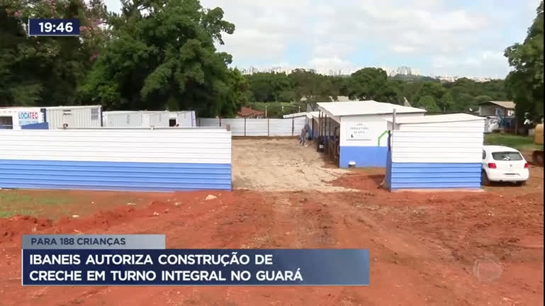 Vídeo: Ibaneis autoriza construção de creche em turno integral no Guará