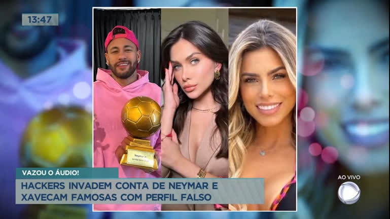 Vídeo: Hackers invadem conta de Neymar e xavecam famosas com perfil falso
