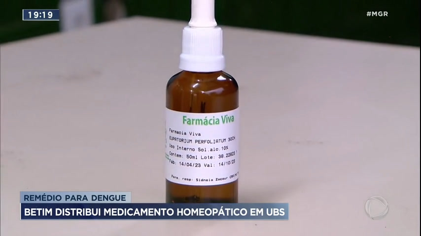 Vídeo: Betim (MG) distribui medicamento homeopático para dengue
