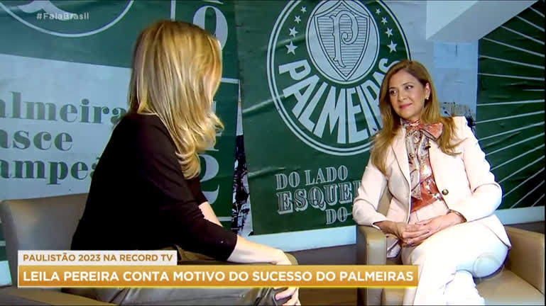 Vídeo: Presidente do Palmeiras, Leila Pereira conta motivo do sucesso do clube no Paulistão 2023
