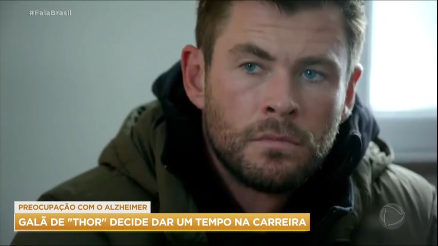 Chris Hemsworth, astro de Thor, revela que tem predisposição para