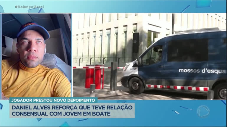 Vídeo: Em novo depoimento, Daniel Alves reforça que relação com jovem em boate foi consensual