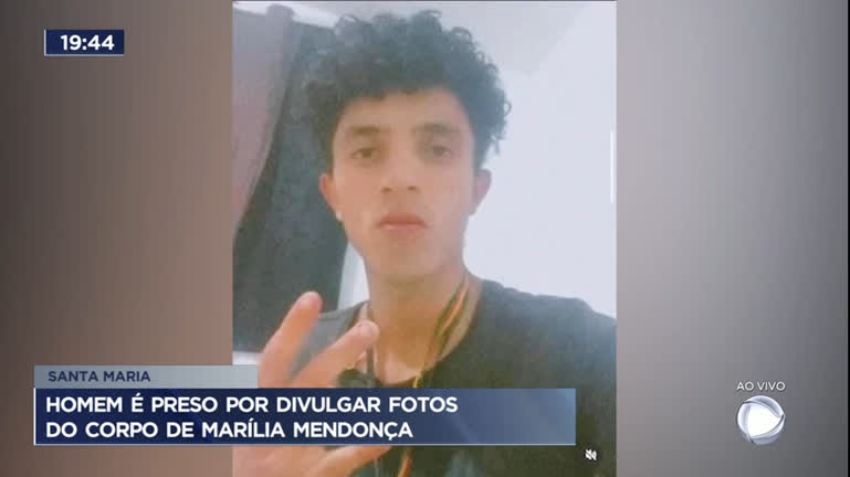 Homem é preso por divulgar fotos dos corpos de Marília Mendonça