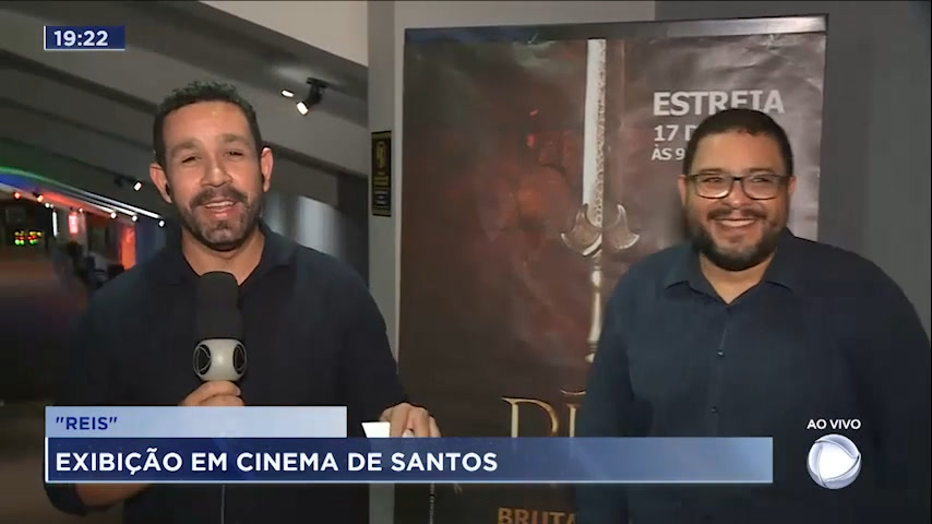 Vídeo: "Reis" estreia com exibição especial em cinema de Santos/SP.