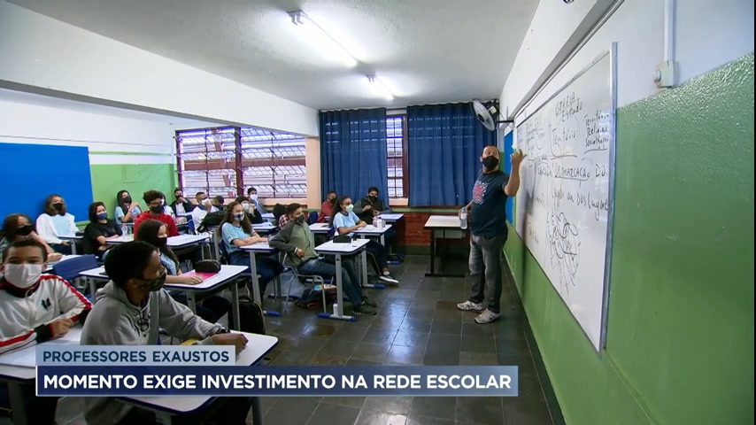 Vídeo: Número de professores afastados segue alto em Belo Horizonte