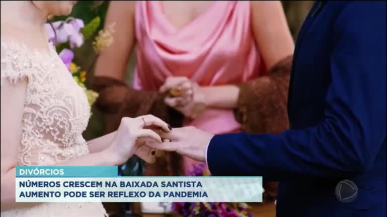 Vídeo: Baixada Santista registra crescimento no número de divórcios.