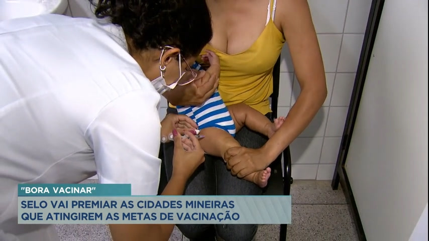 Vídeo: Selo "bora vacinar" vai premiar a cidades mineira que atingir as metas de vacinação infantil