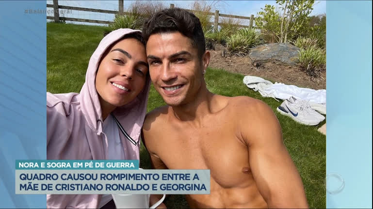 Vídeo: Georgina Rodríguez manda tirar quadro com a mãe de Cristiano Ronaldo da sala