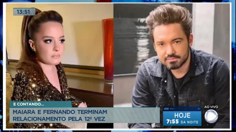 Vídeo: Maiara e Fernando terminam relacionamento pela 12ª vez