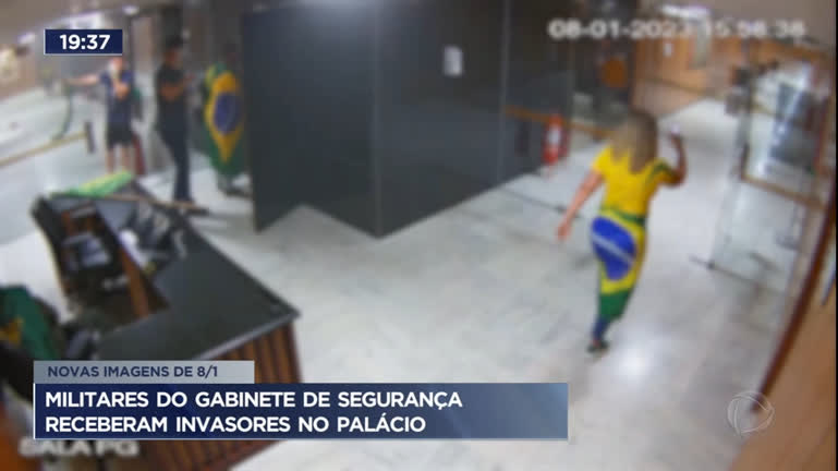 Vídeo: Militares do gabinete de segurança receberam invasores no Palácio
