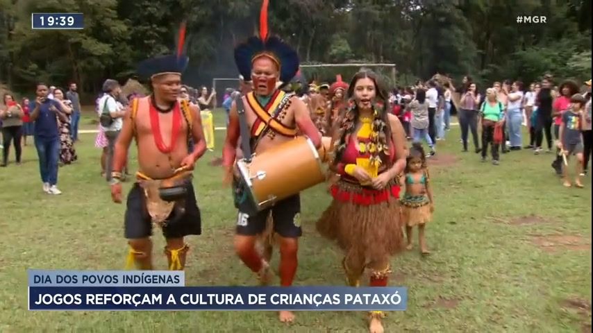 Dia nacional dos povos indígenas: jogos reforçam a cultura de crianças Pataxó