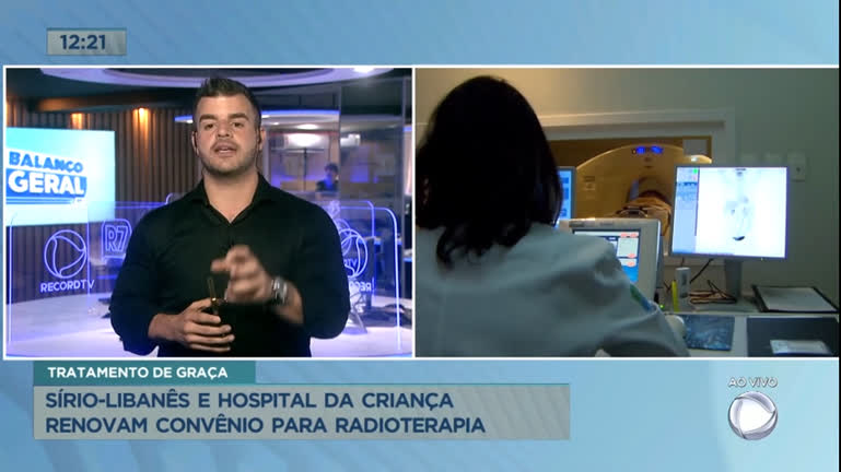 Vídeo: Sírio-Libanês e Hospital da Criança renovam convênio para sessões radioterapias gratuitas