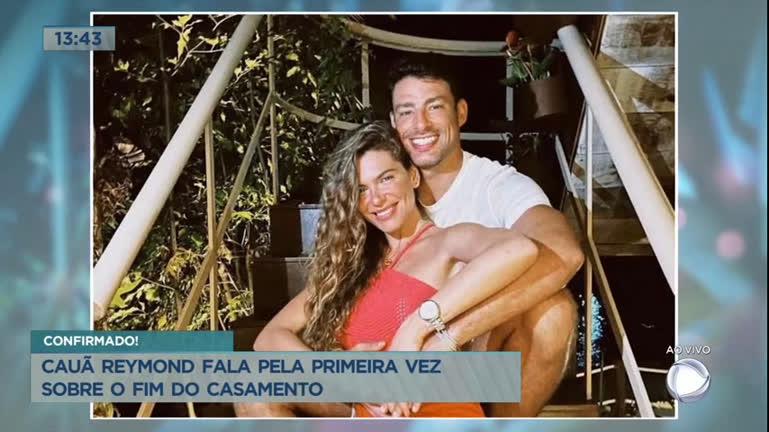Vídeo: Cauã Reymond fala pela primeira vez sobre fim do casamento