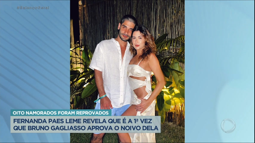 Vídeo: Bruno Gagliasso aprova namoro da amiga Fernanda Paes Leme pela primeira vez