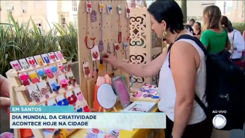 Vídeo: Dia da Criatividade conta com programação em Santos