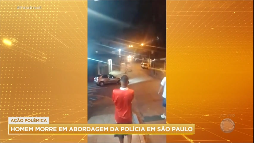 Vídeo: Homem morre durante abordagem policial em São Paulo