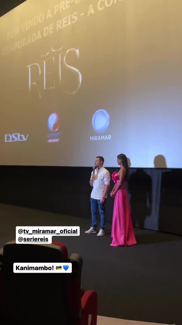 Vídeo: Miguel Coelho e Jakelyne Oliveira lançam Reis — A Conquista em cinema de Moçambique