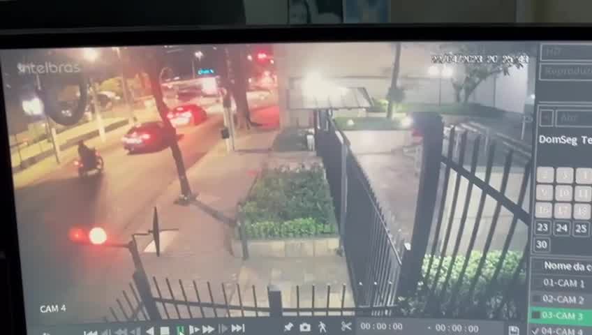 Vídeo: Agente de segurança que fazia escolta de empresário é alvo de tiros em bairro nobre de SP; assista