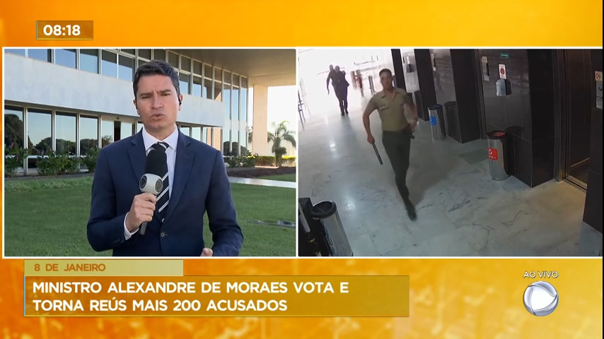 Vídeo: Moraes vota para tornar réus mais 200 denunciados pelos atos extremistas de 8 de janeiro