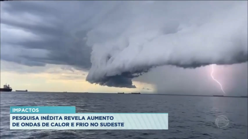 Vídeo: Pesquisa revela aumento de ondas de calor e frio na costa brasileira