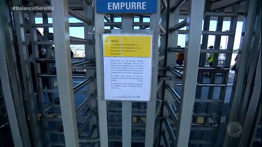 Vídeo: Concessionária inicia teste para viagem de trem entre Saracuruna e Central sem baldeação