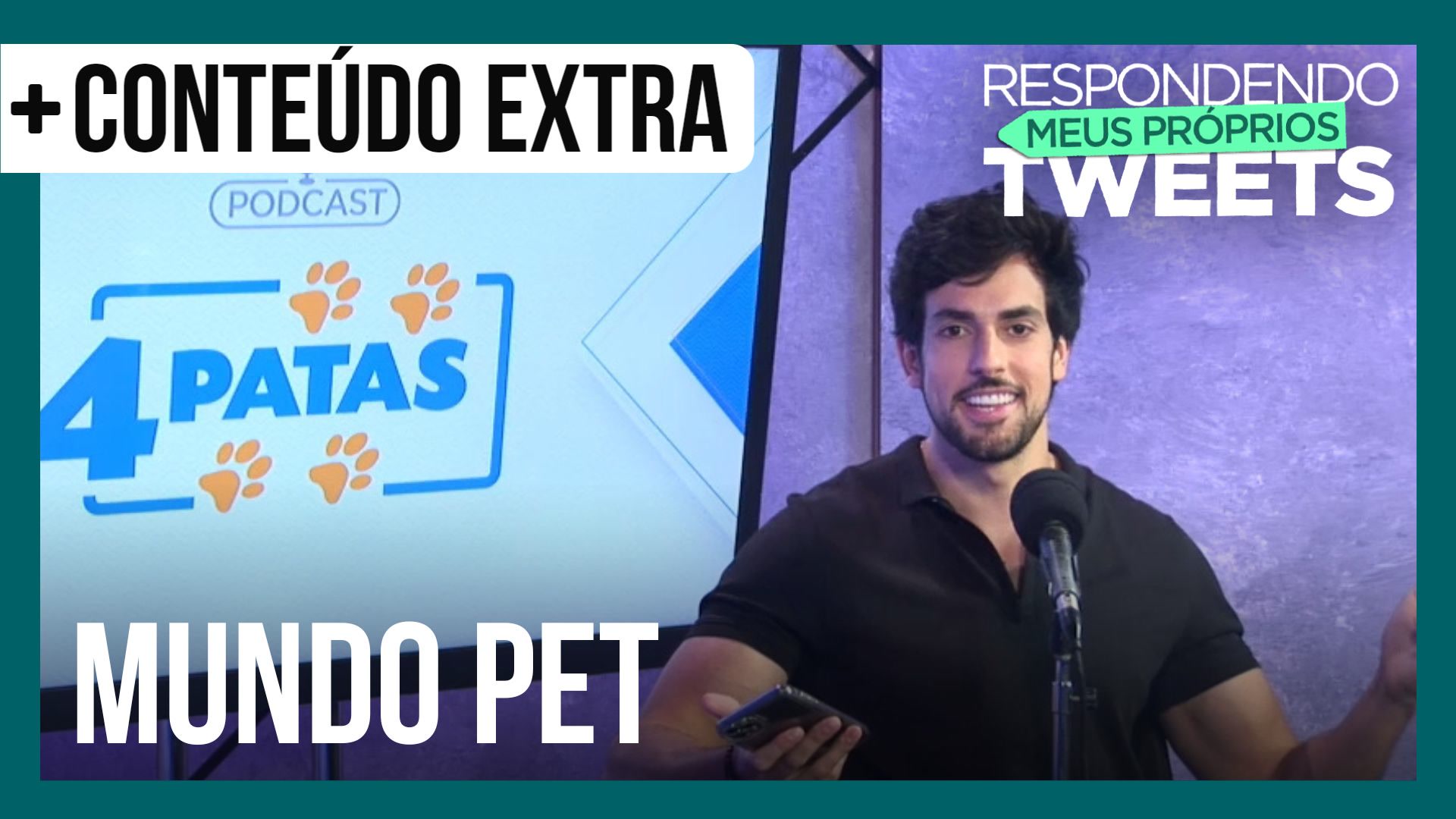 Vídeo: Julinho Casares relembra foto inusitada ao lado de 40 cachorros | Respondendo Meus Próprios Tweets