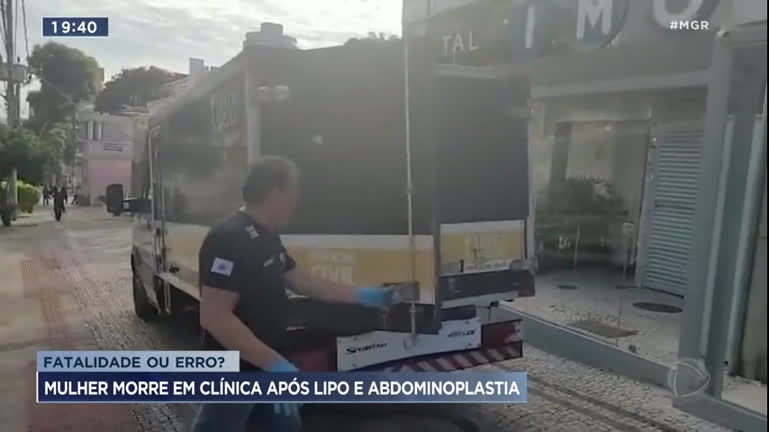 Vídeo: Polícia Civil investiga morte de mulher após cirurgia estética em BH