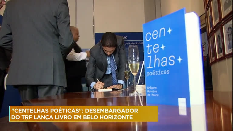 Vídeo: Desembargador do TRF lança livro de poesias em Belo Horizonte