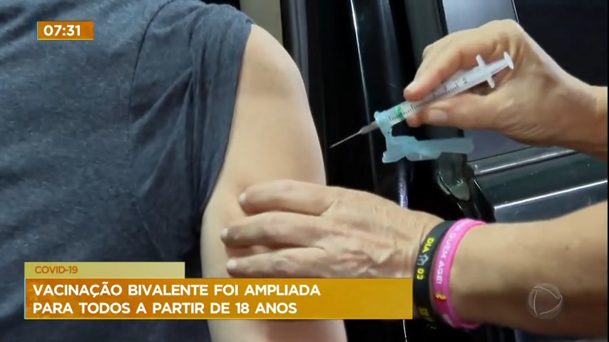 Vídeo: Vacinação bivalente é ampliada para pessoas acima de 18 anos