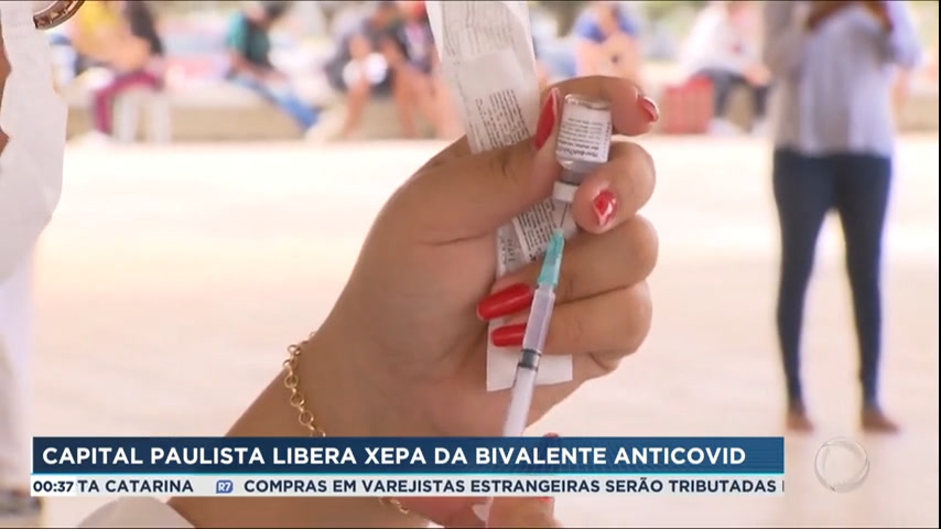 Vídeo: Prefeitura de SP libera xêpa da vacina bivalente contra a Covid-19