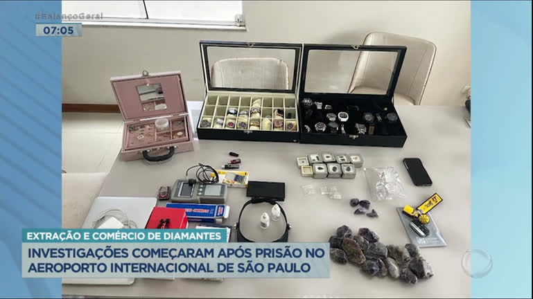 Vídeo: Polícia Federal prende quadrilha que extraía e vendia diamantes ilegalmente