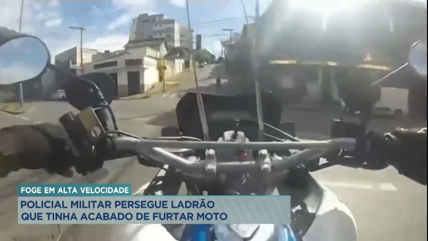 Vídeo: Vídeo de câmera de militar flagra perseguição policial em Belo Horizonte