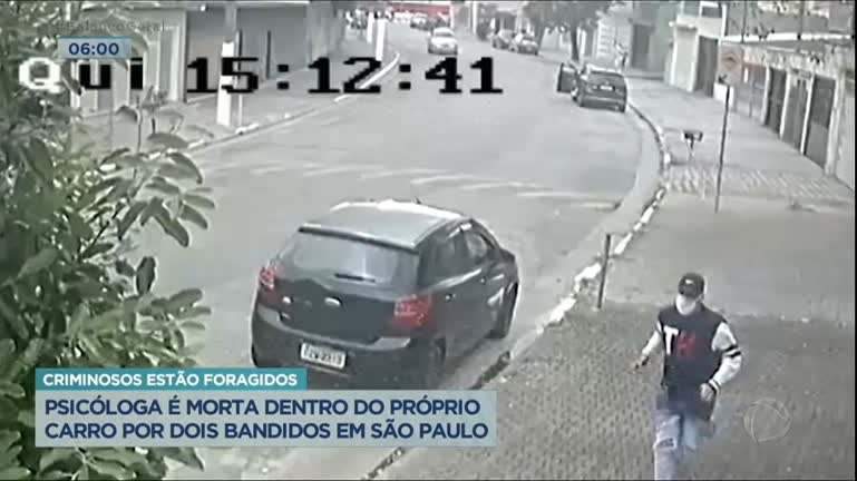 Vídeo: Psicóloga é morta dentro do próprio carro em São Paulo