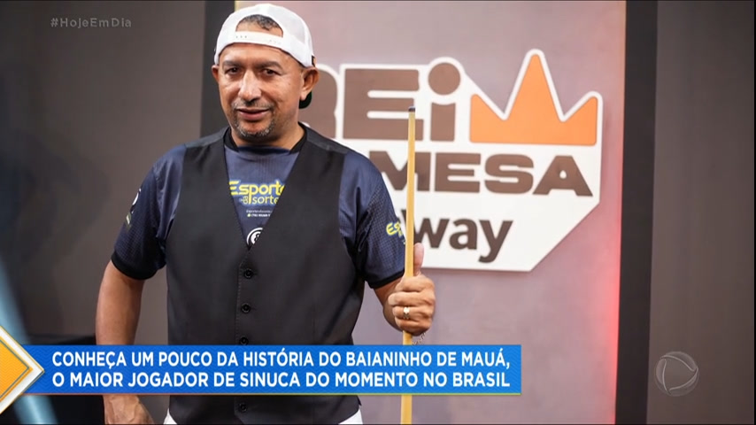 Baianinho de Mauá mostra suas habilidades na sinuca no Hoje em Dia desta  sexta (28) - RecordTV - R7 Hoje em Dia