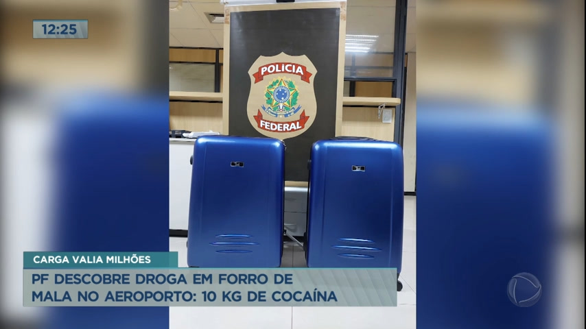Vídeo: Duas mulheres são presas com 10 kg de cocaína no Aeroporto de Brasília